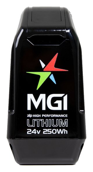 MGI 2024 ZIP 24V 250Wh Lithium Battery (18 holes) accessorio per carrello, nero