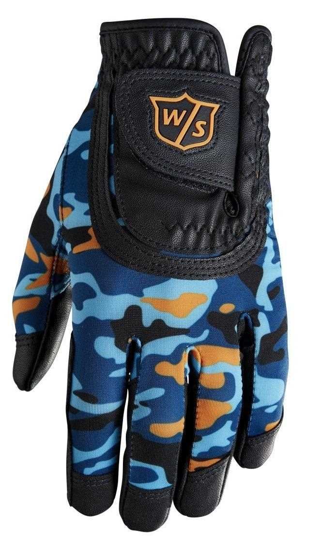 Wilson Staff Fit All guanto da golf junior, mix di colori