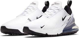 Nike Air Max 270G unisex scarpe da golf, bianco/nero/platino