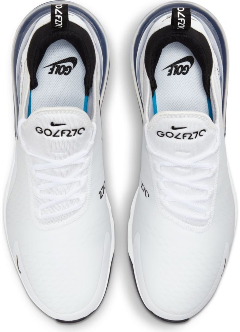 Nike Air Max 270G unisex scarpe da golf, bianco/nero/platino