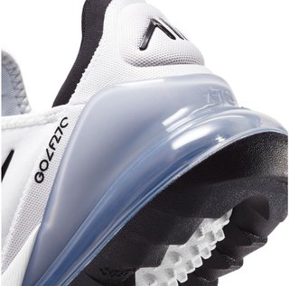 Nike Air Max 270G unisex scarpe da golf, bianco/nero/platino