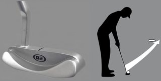 U.S. Kids Golf TS3-66 (167+cm) AIM 1 junior putter 33"