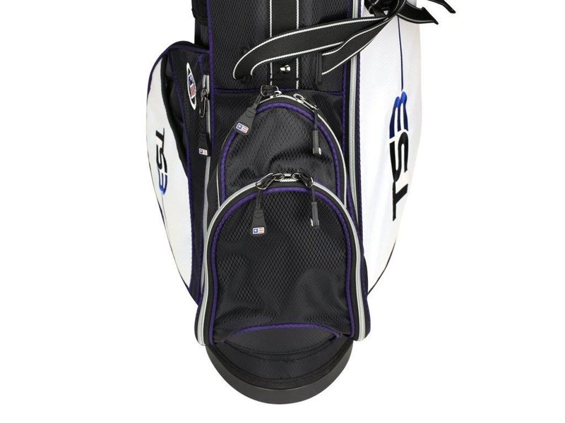 U.S. Kids Golf TS3-54 (137cm) v10 set da golf junior, grafite, nero/bianco/viola + stand bag