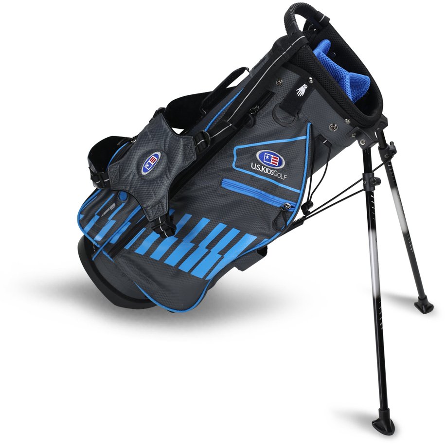 U.S. Kids Golf UL48 (122cm) WT20-S junior stand bag 2022 24.5", grigio/teal