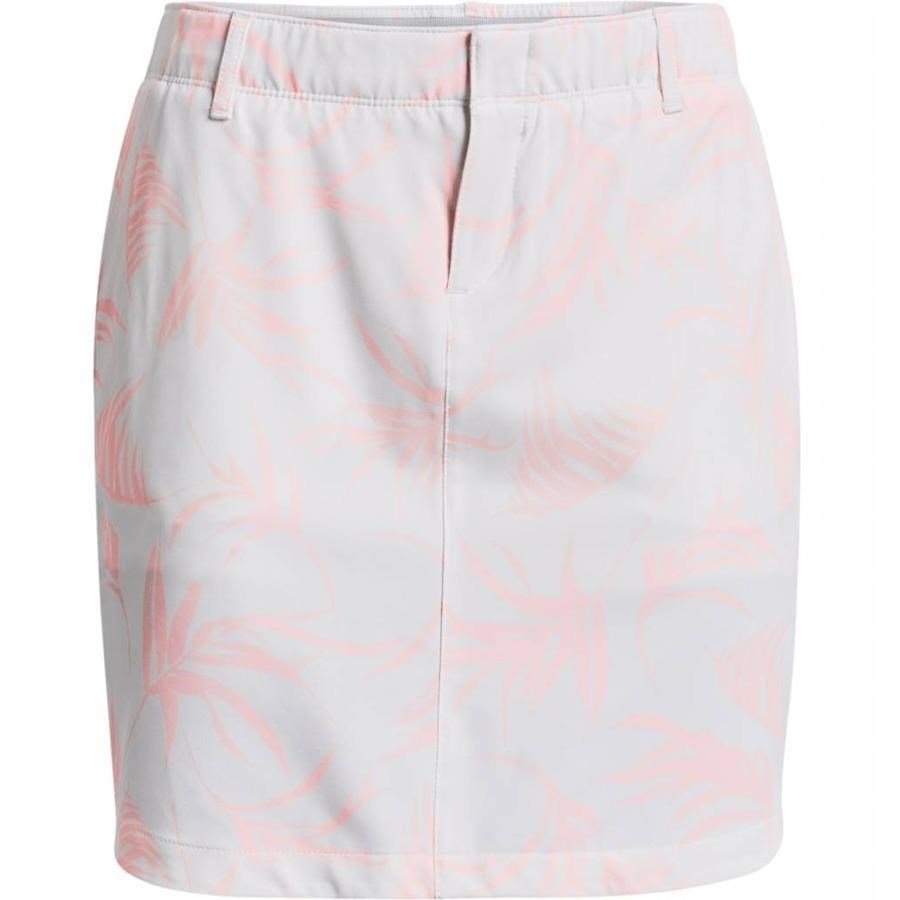 Under Armour Links Woven Printed gonna da golf donna, bianca