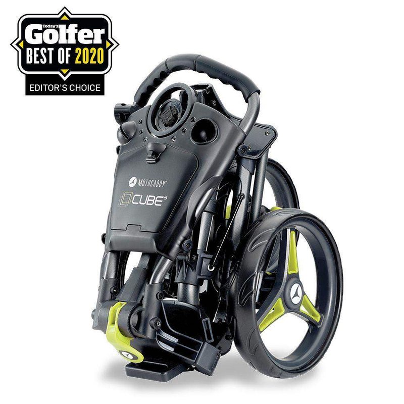 Motocaddy CUBE carrello manuale, grafite/lime