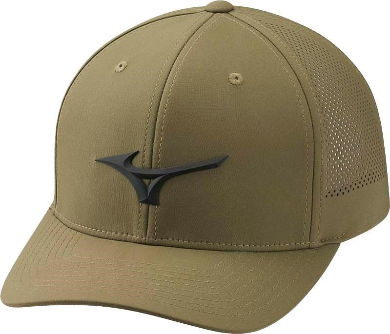 Mizuno Tour Vent Adjustable cappellino da golf, verde oliva scuro