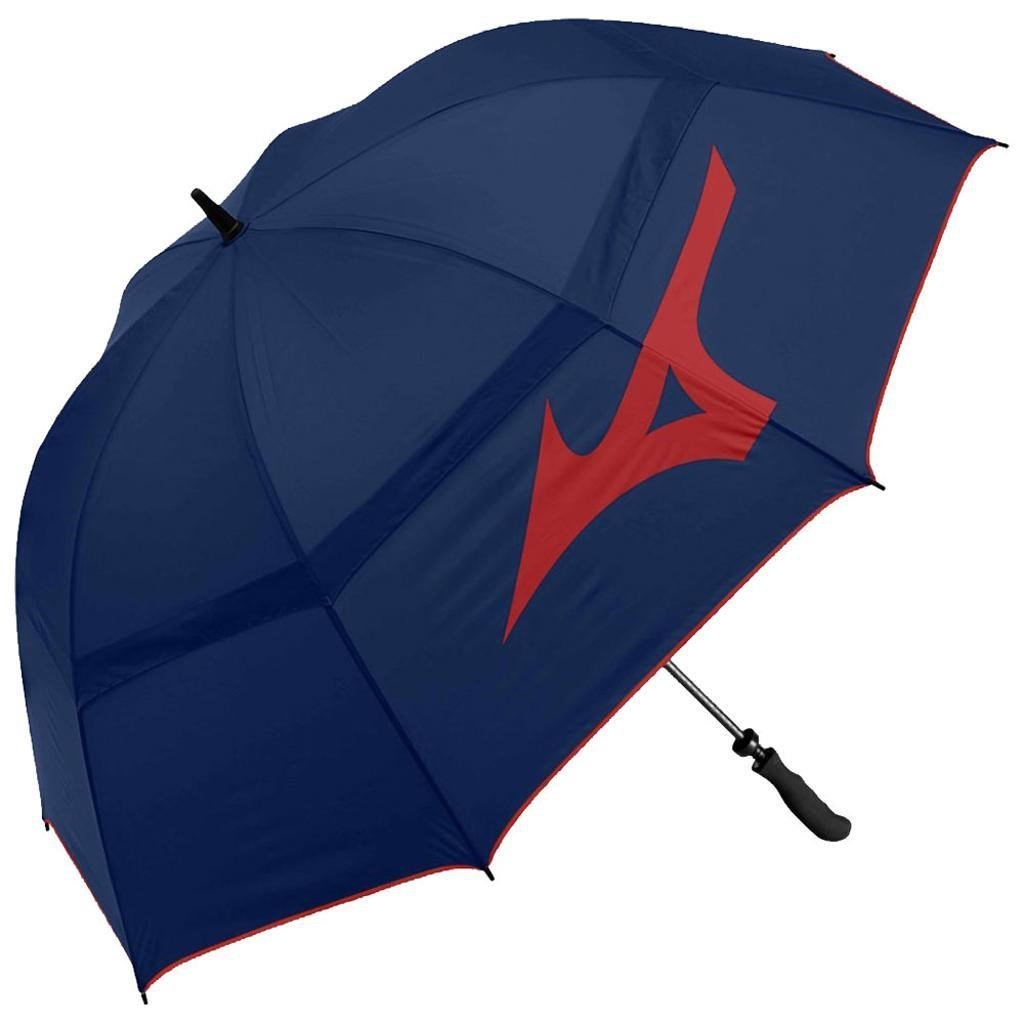 Mizuno Tour Twin Canopy ombrello 55", blu navy/rosso