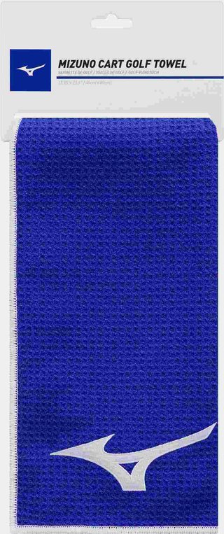 Mizuno Micro Fibre asciugamano da golf (40x60cm), blu navy