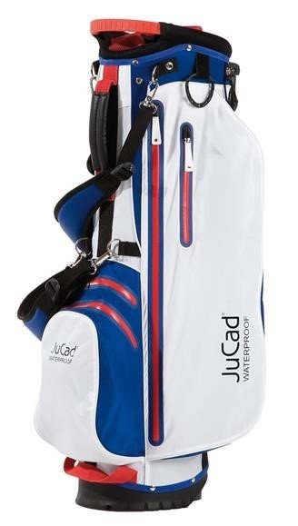 JuCad Waterproof 2in1 stand bag, blu/bianco/rosso