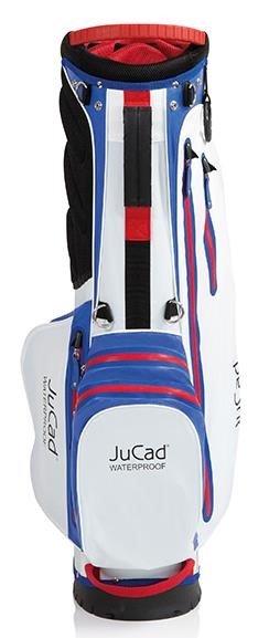 JuCad Waterproof 2in1 stand bag, blu/bianco/rosso