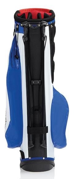 JuCad Waterproof 2in1 stand bag, blu/bianco/rosso