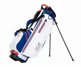JuCad Waterproof 2in1 stand bag, blu/bianco/rosso