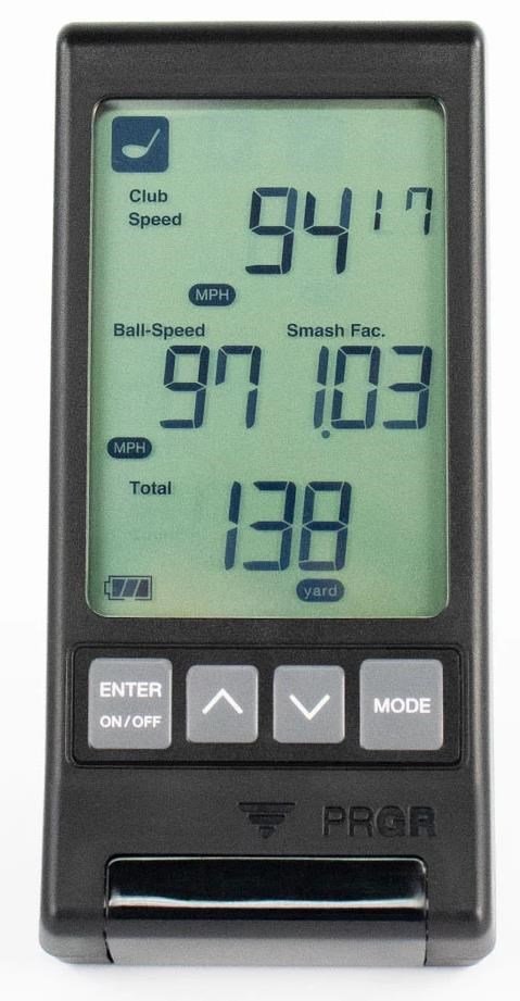 SuperSpeed Golf PRGR Black Portable Launch Monitor 2021