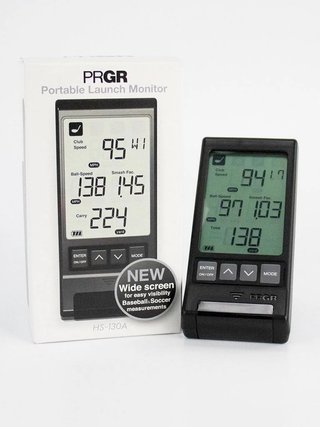 SuperSpeed Golf PRGR Black Portable Launch Monitor 2021