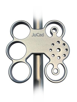 JuCad Tablet holder per tutti i carrelli JuCad, titanio