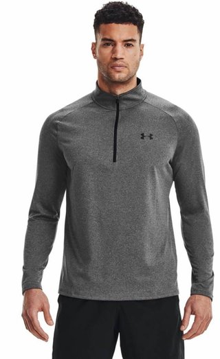 Under Armour Tech 2.0 1/2 Zip maglia uomo a maniche lunghe, grigia