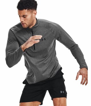 Under Armour Tech 2.0 1/2 Zip maglia uomo a maniche lunghe, grigia