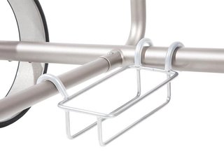 JuCad Powerpack Battery bracket per trolley Titanium/Stainless Steel, argento