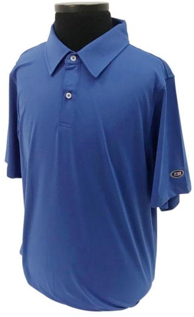 U.S. Kids Golf Tech Lisle polo junior, blu royal