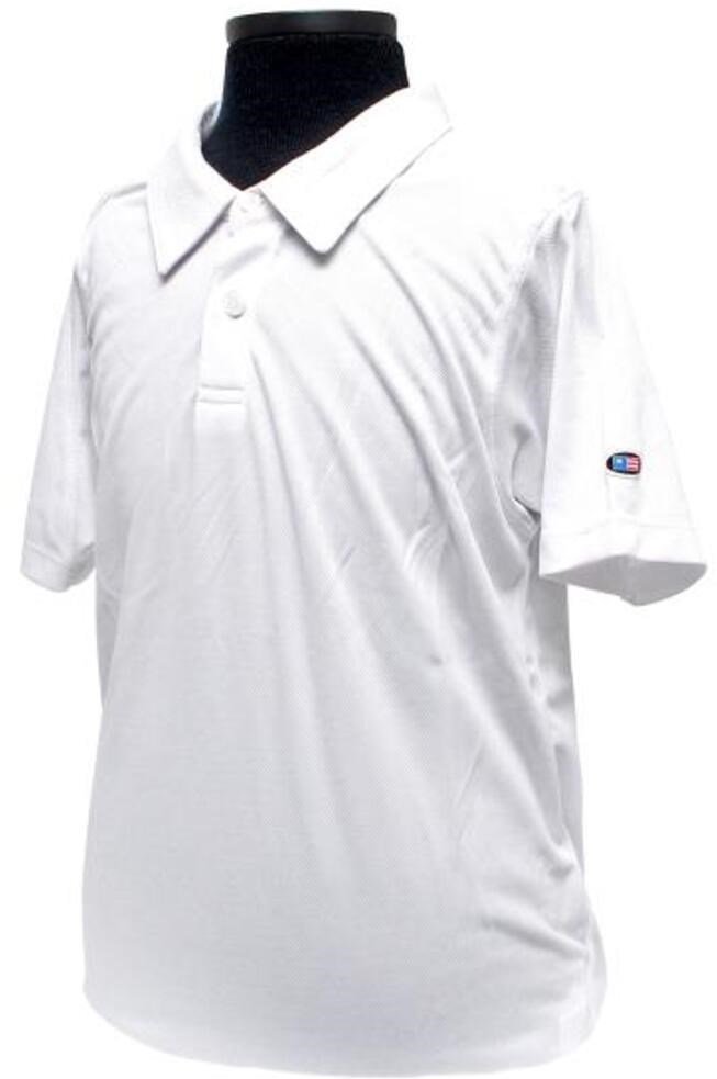 U.S. Kids Golf Tech Lisle polo junior, bianca