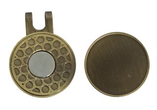 Longridge Deluxe Cap Clip and Ballmarker, bronzo
