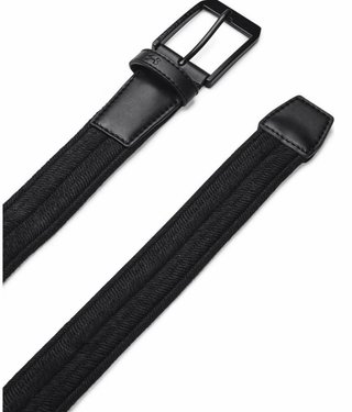 Under Armour Braided cintura da golf da uomo, nera