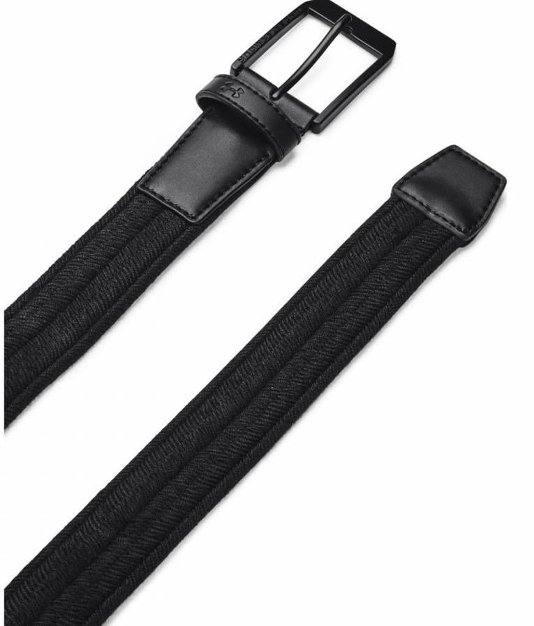 Under Armour Braided cintura da golf da uomo, nera