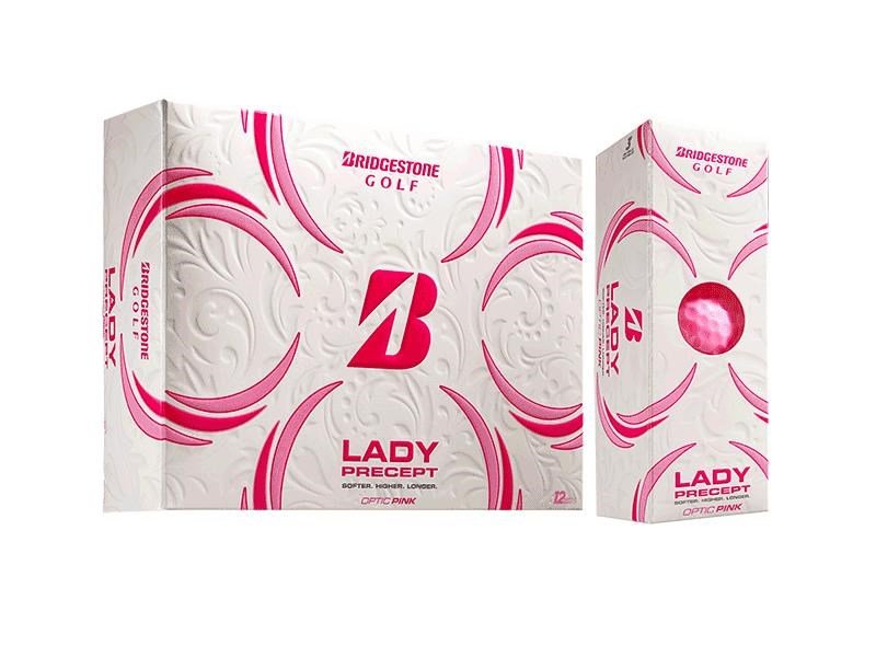 Bridgestone Lady Precept palline da golf da donna, rosa