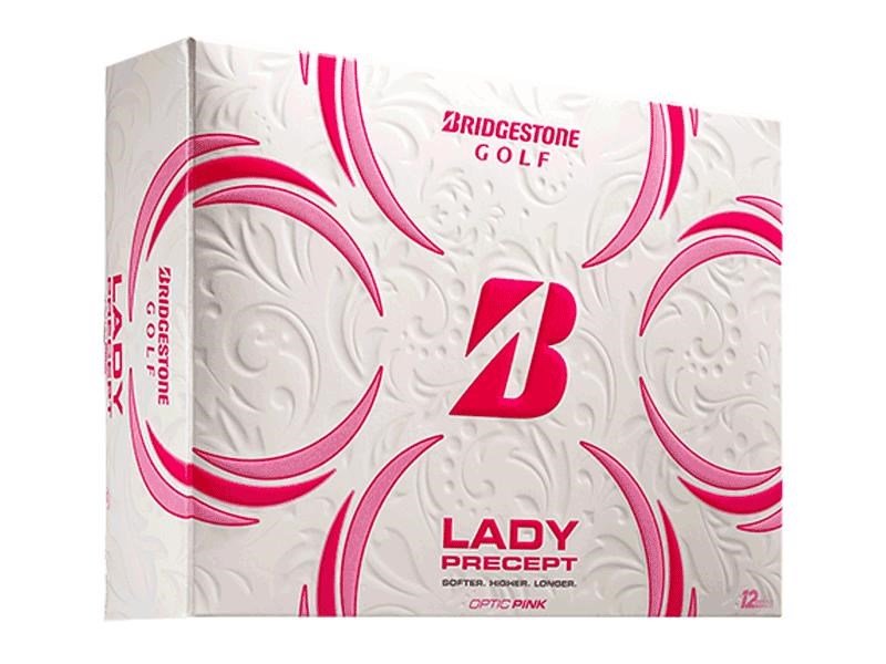 Bridgestone Lady Precept palline da golf da donna, rosa