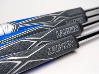 Lamkin SINKFIT PU Squaretop putter grip, nero/blu