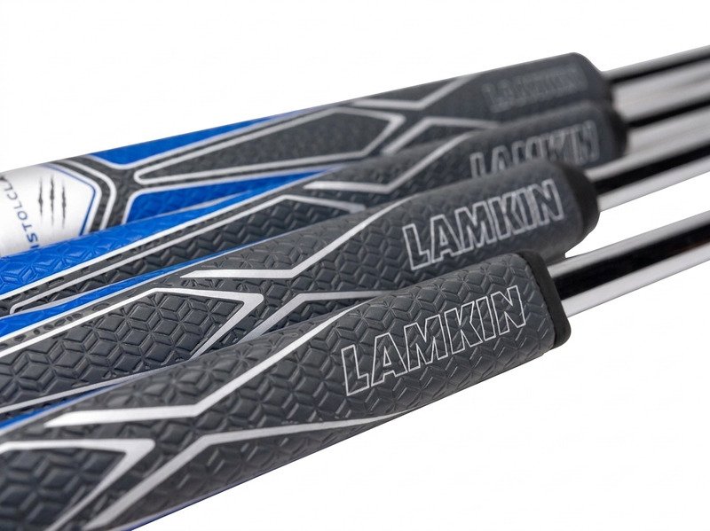 Lamkin SINKFIT PU Squaretop putter grip, nero/blu