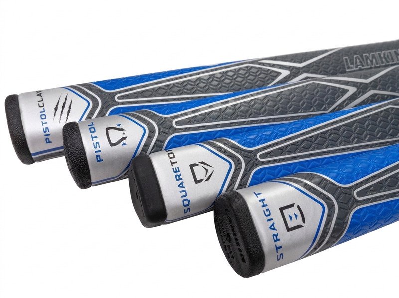 Lamkin SINKFIT PU Squaretop putter grip, nero/blu