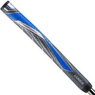 Lamkin SINKFIT PU Straight putter grip, nero/blu