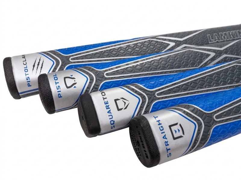 Lamkin SINKFIT PU Straight putter grip, nero/blu