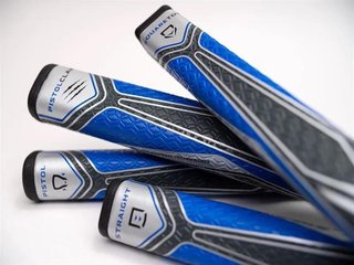 Lamkin SINKFIT PU Pistol putter grip, nero/blu