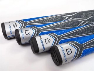 Lamkin SINKFIT PU Pistol putter grip, nero/blu
