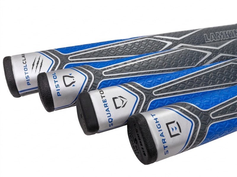 Lamkin Sink Fit PU Pistolclaw grip putter, nero/blu