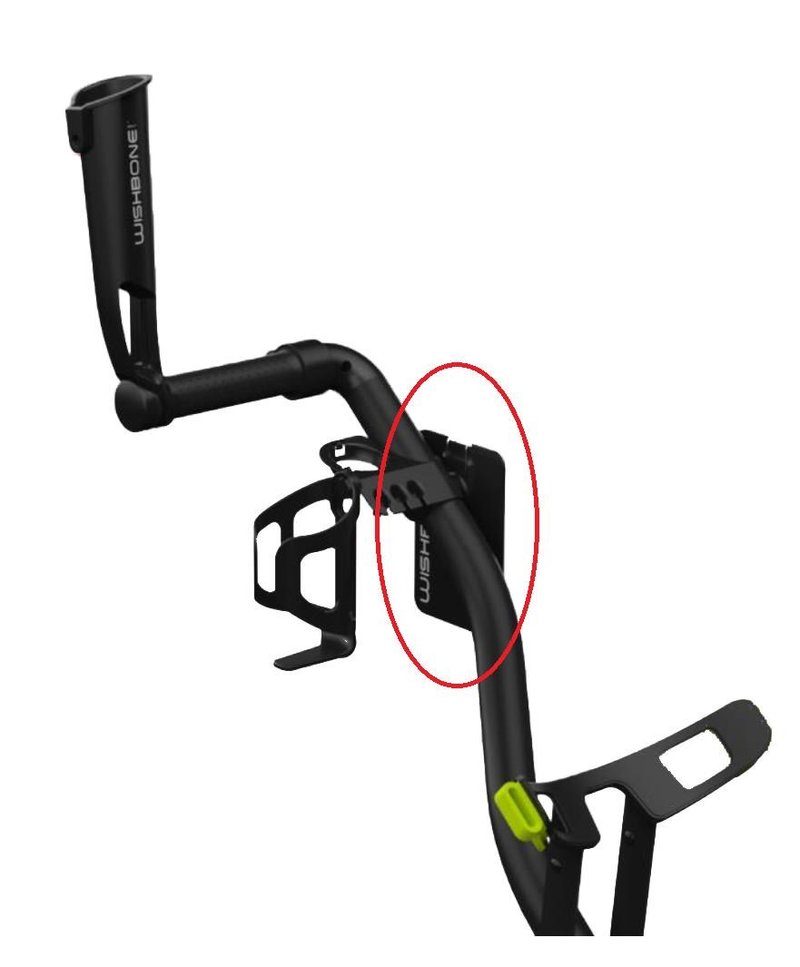 Wishbone NEO Scorecard holder, accessorio per carrello, nero