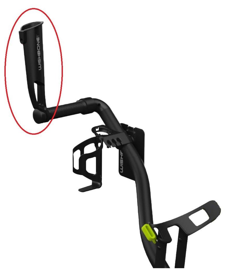 Wishbone NEO porta-ombrello, nero