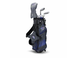 U.S. Kids Golf UL45 (114cm) WT25-s 4-Club junior set da golf 2022, grafite + stand bag, grigio/blu