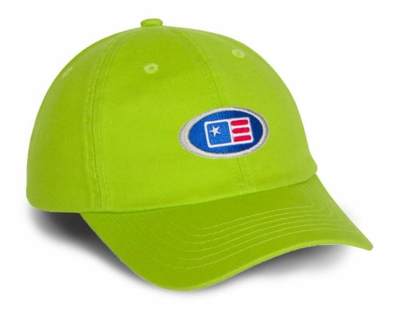 U.S. Kids Golf Oval Twill cappellino junior, verde, M/L