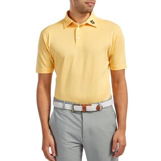 FootJoy Stretch Pique Solid polo da uomo, giallo