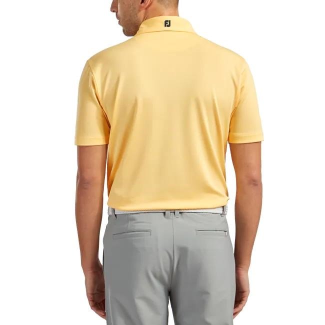 FootJoy Stretch Pique Solid polo da uomo, giallo