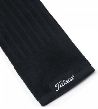 Titleist Tri-Fold asciugamano da golf, nero