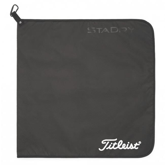 Titleist StaDry Performance asciugamano da golf, nero