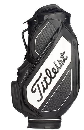 Titleist Tour Series Premium Stadry staff bag, nero/bianco