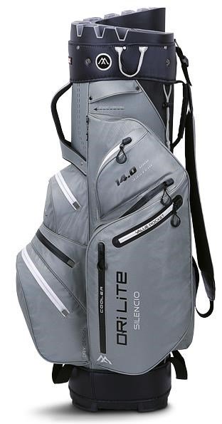 Big Max Dri Lite Silencio 2 Organizer borsa da carrello, grigio/nero