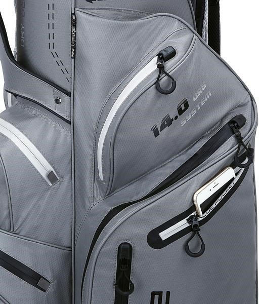 Big Max Dri Lite Silencio 2 Organizer borsa da carrello, grigio/nero