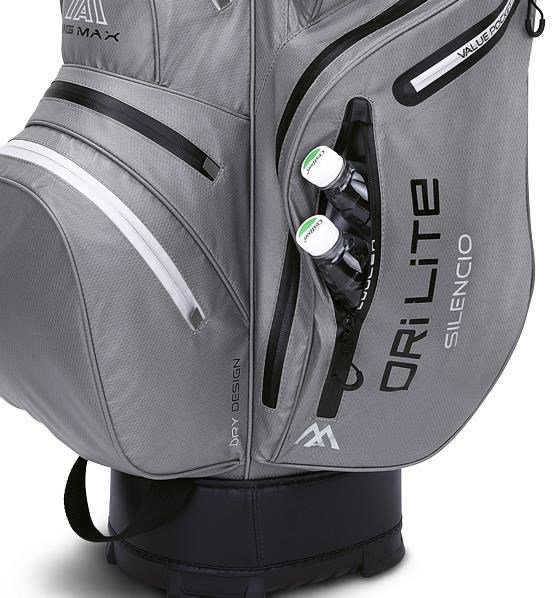 Big Max Dri Lite Silencio 2 Organizer borsa da carrello, grigio/nero